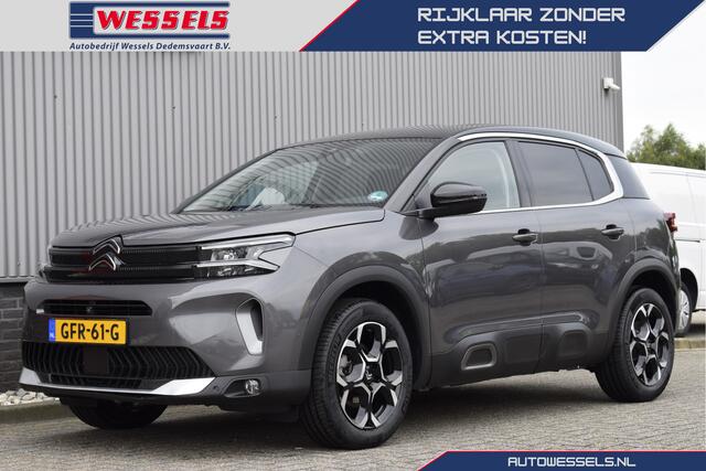 Citroen C5 Aircross 1.2 Hybrid Plus Elek. achterklep, Half leder, Carplay, 360* camera,