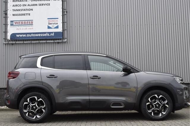 Citroen C5 Aircross 1.2 Hybrid Plus Elek. achterklep, Half leder, Carplay, 360* camera,