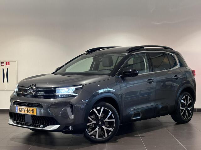 Citroen C5 Aircross SUV Shine Pack 1.6 PHEV Hybrid 225pk ë-EAT8 AUTOMAAT | TWO-TONE! | SCHUIF/KANTELDAK | 360° CAMERA | NAVI | LEDER | STOELVERW. | ADAPTIVE CRUISE | KEYLESS ENTRY | DAB+