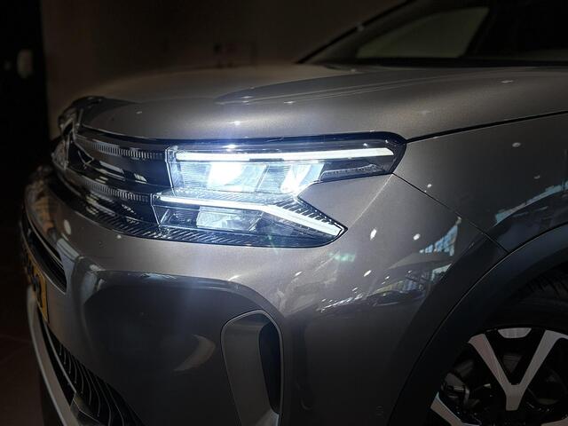 Citroen C5 Aircross SUV Shine Pack 1.6 PHEV Hybrid 225pk ë-EAT8 AUTOMAAT | TWO-TONE! | SCHUIF/KANTELDAK | 360° CAMERA | NAVI | LEDER | STOELVERW. | ADAPTIVE CRUISE | KEYLESS ENTRY | DAB+
