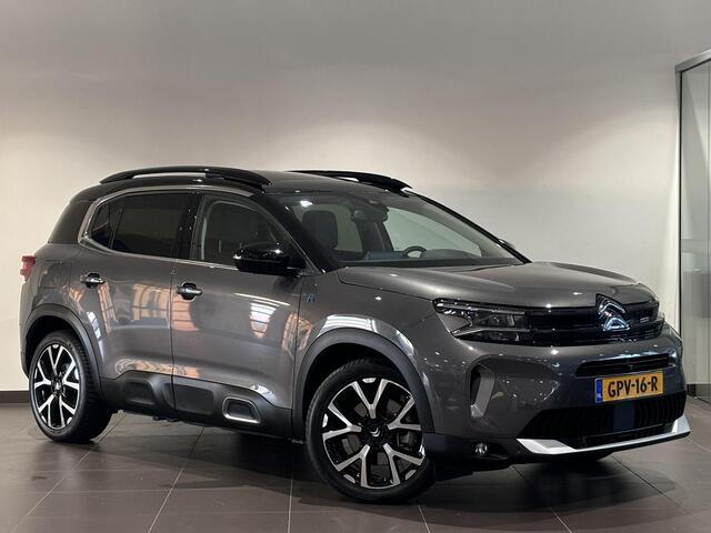 Citroen C5 Aircross SUV Shine Pack 1.6 PHEV Hybrid 225pk ë-EAT8 AUTOMAAT | TWO-TONE! | SCHUIF/KANTELDAK | 360° CAMERA | NAVI | LEDER | STOELVERW. | ADAPTIVE CRUISE | KEYLESS ENTRY | DAB+
