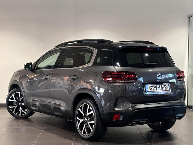 Citroen C5 Aircross SUV Shine Pack 1.6 PHEV Hybrid 225pk ë-EAT8 AUTOMAAT | TWO-TONE! | SCHUIF/KANTELDAK | 360° CAMERA | NAVI | LEDER | STOELVERW. | ADAPTIVE CRUISE | KEYLESS ENTRY | DAB+