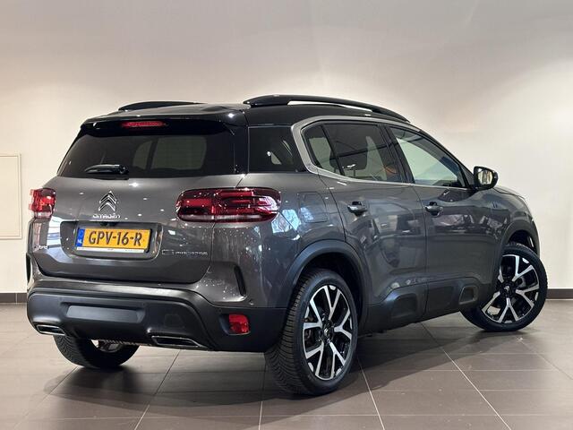 Citroen C5 Aircross SUV Shine Pack 1.6 PHEV Hybrid 225pk ë-EAT8 AUTOMAAT | TWO-TONE! | SCHUIF/KANTELDAK | 360° CAMERA | NAVI | LEDER | STOELVERW. | ADAPTIVE CRUISE | KEYLESS ENTRY | DAB+