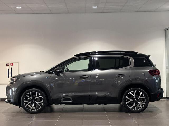 Citroen C5 Aircross SUV Shine Pack 1.6 PHEV Hybrid 225pk ë-EAT8 AUTOMAAT | TWO-TONE! | SCHUIF/KANTELDAK | 360° CAMERA | NAVI | LEDER | STOELVERW. | ADAPTIVE CRUISE | KEYLESS ENTRY | DAB+