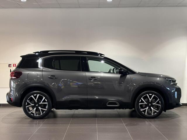 Citroen C5 Aircross SUV Shine Pack 1.6 PHEV Hybrid 225pk ë-EAT8 AUTOMAAT | TWO-TONE! | SCHUIF/KANTELDAK | 360° CAMERA | NAVI | LEDER | STOELVERW. | ADAPTIVE CRUISE | KEYLESS ENTRY | DAB+