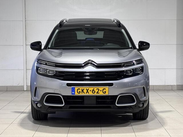 Citroen C5 Aircross SUV Shine Pack 1.6 PHEV Hybrid 225pk ë-EAT8 AUTOMAAT | TWO-TONE! | SCHUIF/KANTELDAK | HANDSFREE A.KLEP | CAMERA | NAVI | LEDER | STOELVERW. | ADAPTIVE CRUISE | DAB+