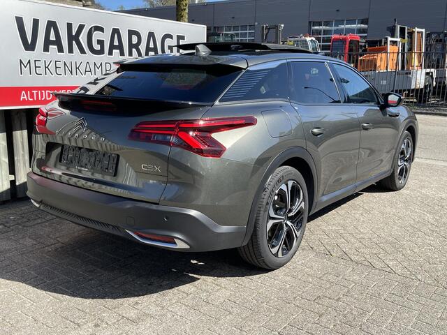 Citroen C5 X 1.6 Plug-in Hybrid Shine 19''/Panoramadak/Leder + memory/Dodehoek/Head-up display/Keyless/Stuur+stoelverwarming/Voorruitverwarming/DAB+/Camera
