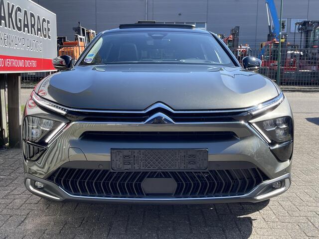 Citroen C5 X 1.6 Plug-in Hybrid Shine 19''/Panoramadak/Leder + memory/Dodehoek/Head-up display/Keyless/Stuur+stoelverwarming/Voorruitverwarming/DAB+/Camera