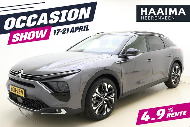 Citroen C5 X 1.6 Plug-in Hybrid 225 Max | Comfort stoelen/onderstel | Elektr. achterklep | Elektr. panoramadak | Stoelverw./koeling | Elektr. stoelen+geheugen | Head-up display | Leer/Alcantara