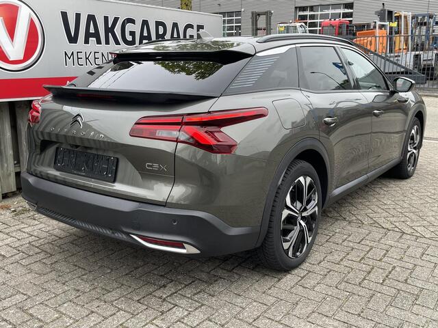 Citroen C5 X 1.6 Plug-in Hybrid Shine 19''/Leder + memory/Elektrische klep/Dodehoek/Head-up display/Keyless/Stuur+stoelverwarming/Voorruitverwarming/DAB+/Camera