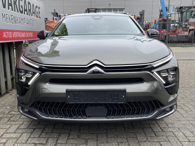 Citroen C5 X 1.6 Plug-in Hybrid Shine 19''/Leder + memory/Elektrische klep/Dodehoek/Head-up display/Keyless/Stuur+stoelverwarming/Voorruitverwarming/DAB+/Camera