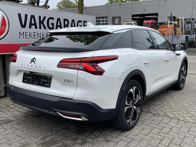 Citroen C5 X 1.6 Plug-in Hybrid Shine 19''/Leder + memory/Elektrische klep/Dodehoek/Head-up display/Keyless/Stuur+stoelverwarming/Voorruitverwarming/DAB+/Camera