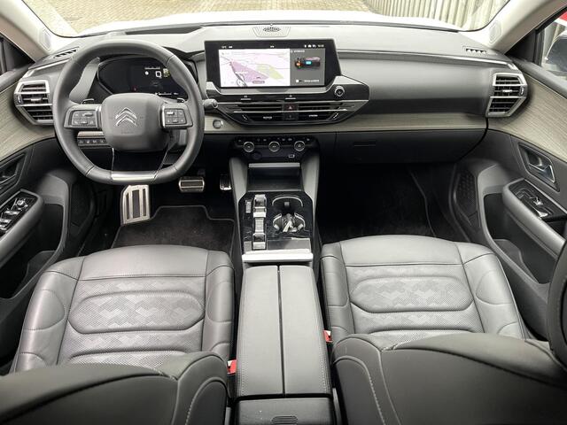 Citroen C5 X 1.6 Plug-in Hybrid Shine 19''/Leder + memory/Elektrische klep/Dodehoek/Head-up display/Keyless/Stuur+stoelverwarming/Voorruitverwarming/DAB+/Camera