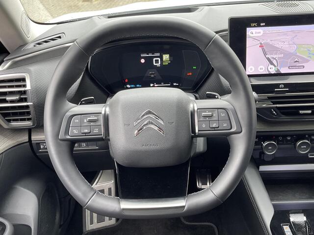 Citroen C5 X 1.6 Plug-in Hybrid Shine 19''/Leder + memory/Elektrische klep/Dodehoek/Head-up display/Keyless/Stuur+stoelverwarming/Voorruitverwarming/DAB+/Camera