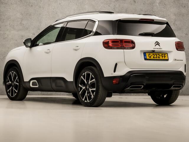 Citroen C5 Aircross 1.2 PureTech Sport Deluxe (APPLE CARPLAY, GROOT NAVI, MEMORY SEATS, STOELVERWARMING, ADAPTIVE CRUISE, LEDER, ELEK ACHTERKLEP, KEYLESS, GETINT GLAS, NIEUWE APK, NIEUWSTAAT)