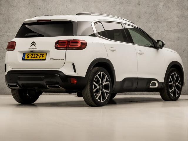 Citroen C5 Aircross 1.2 PureTech Sport Deluxe (APPLE CARPLAY, GROOT NAVI, MEMORY SEATS, STOELVERWARMING, ADAPTIVE CRUISE, LEDER, ELEK ACHTERKLEP, KEYLESS, GETINT GLAS, NIEUWE APK, NIEUWSTAAT)