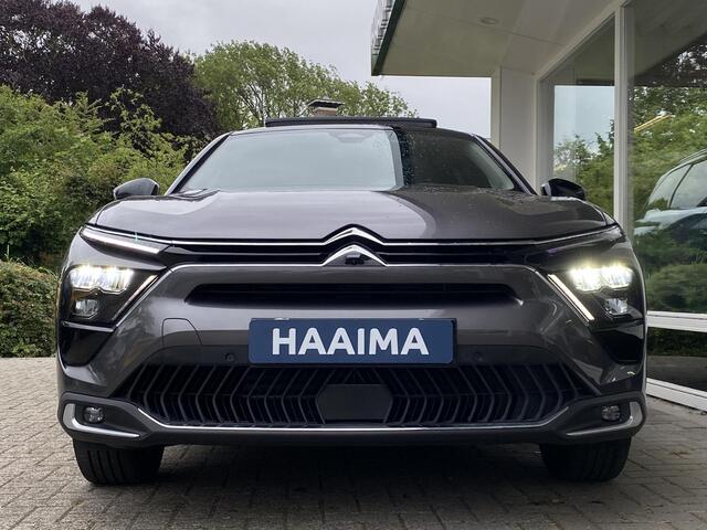Citroen C5 X 1.6 Plug-in Hybrid Shine | Schuif-/kanteldak | Memoryfunctie op stoel | Camera 360 graden | Head-up | Elektr. achterklep | Active PHC vering | Comfort Seats | Stoelverwarming