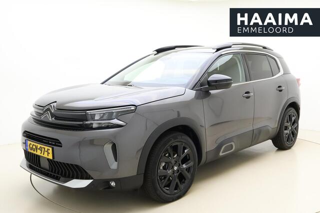 Citroen C5 Aircross 1.2 Hybrid ë-Series 136 PK Automaat | Navigatie | Climate control | Stoelverwarming | Keyless | Dakrails | Lichtmetalen velgen | Zwart dak | Extra getint glas