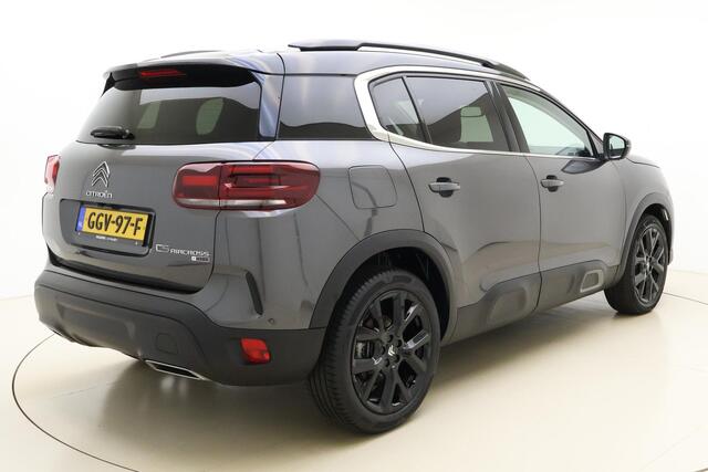Citroen C5 Aircross 1.2 Hybrid ë-Series 136 PK Automaat | Navigatie | Climate control | Stoelverwarming | Keyless | Dakrails | Lichtmetalen velgen | Zwart dak | Extra getint glas