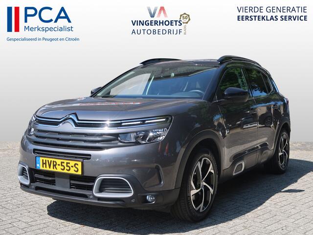 Citroen C5 Aircross 130 Pk * AUTOMAAT * 100% Benzine * WAUWWWW * Navigatie * Trekhaak * Dodehoekbewaking * Stoelverwarming * Keyless entry & Start Button * Draadloze Telefoonlader * Climate & Cruise Control * Zwart Dak * DAB Radio * L.M. Velgen * Vingerhoets; Vierde