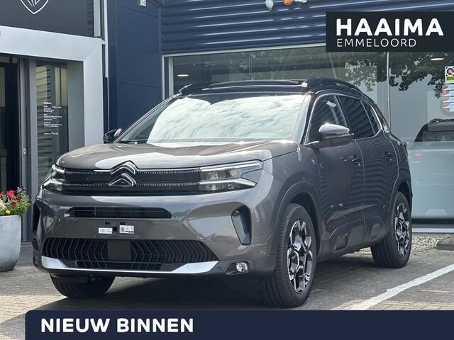 Citroen C5 Aircross 1.6 Plug-in Hybrid 225pk Max | Panoramadak | Elektrische kofferbak | Comfort Stoelen | PHC veringsysteem | Full LED | Climate Controle | Stoelverwarming | Adaptive Cruise Control | Apple Carplay/Andoird Auto | Parkeercamera/-sensoren | Keyless En