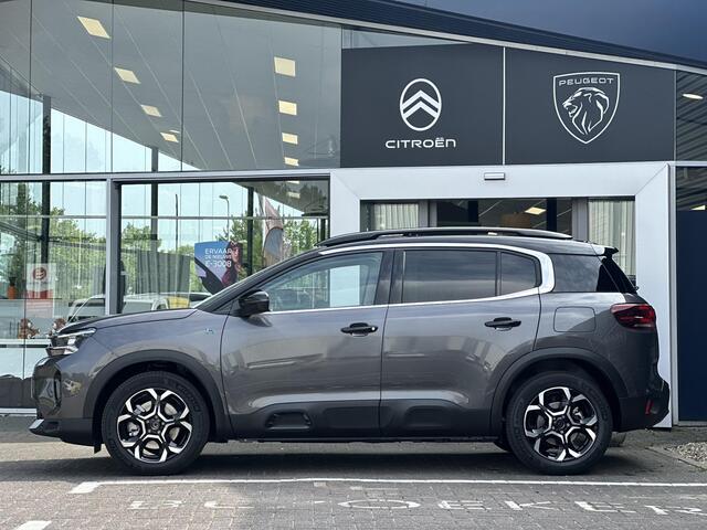 Citroen C5 Aircross 1.6 Plug-in Hybrid 225pk Max | Panoramadak | Elektrische kofferbak | Comfort Stoelen | PHC veringsysteem | Full LED | Climate Controle | Stoelverwarming | Adaptive Cruise Control | Apple Carplay/Andoird Auto | Parkeercamera/-sensoren | Keyless En