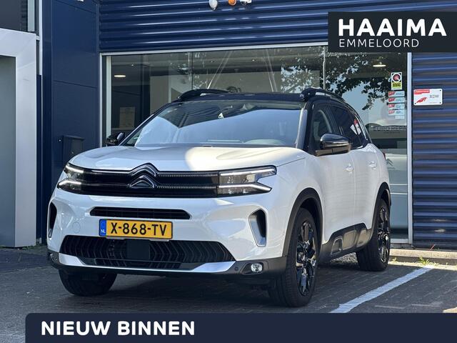 Citroen C5 Aircross 1.2 Hybrid 136 ë-Series | Trekhaak | Comfort Stoelen | Navigatie | Climate Control | Cruise Control | Full LED | Parkeercamera/-sensoren | DAB | Keyless Entry/Start | PHC vering |