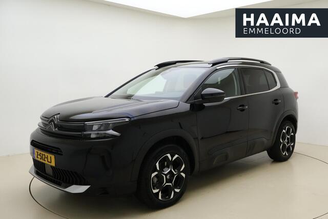 Citroen C5 Aircross 1.2 Hybrid 136pk Plus | Adaptive Cruise Control | Climate Control | Apple Carplay/Android Auto | Parkeercamera/-sensoren | Dodehoekdetectie | Comfort Seats | Alcantara | PHC onderstel | Full LED |