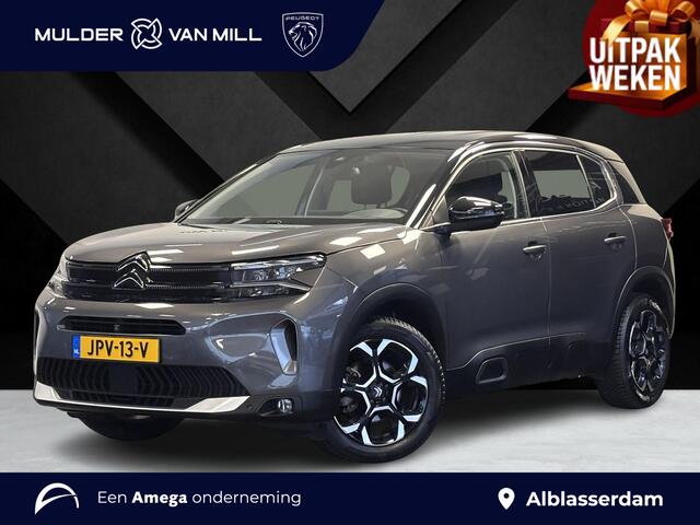 Citroen C5 Aircross Max Shine 1.2 Hybrid 145pk e-DSC6 | TWO-TONE | HANDSFREE A.KLEP | ALCANTARA/LEDER | 360° CAMERA | ADAPTIVE CRUISE | STOELVERW. | NAVI | DAB+