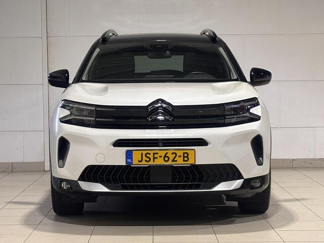 Citroen C5 Aircross Shine Pack 1.6 HYbrid PHEV 225pk e-EAT8 | TWO-TONE! | SCHUIF/KANTELDAK | ADAPTIVE CRUISE | 360° CAMERA | PARK ASSIST | LEDER | DODEHOEKBEW. | KEYLESS ENTRY