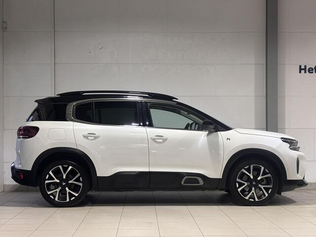 Citroen C5 Aircross Shine Pack 1.6 HYbrid PHEV 225pk e-EAT8 | TWO-TONE! | SCHUIF/KANTELDAK | ADAPTIVE CRUISE | 360° CAMERA | PARK ASSIST | LEDER | DODEHOEKBEW. | KEYLESS ENTRY