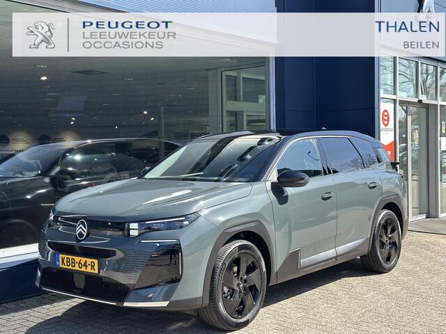 Citroen C5 Aircross 1.2 Hybrid 145 PK Max | Automaat | Nieuwe Auto | Tot 8 jaar Garantie | Meest Complete Uitvoering | Lederen Bekleding | Elektrische Stoelverstelling | Massage + Stoelverwarming & Ventilatie | Navigatie | Zwart Dak | 360 Graden Camera | Full LED Ve