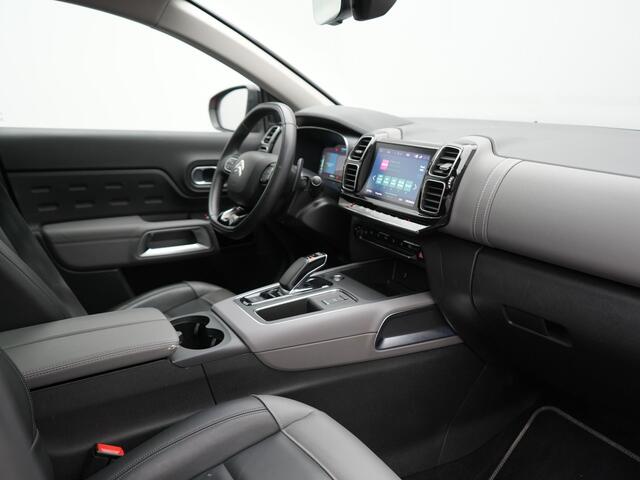 Citroen C5 Aircross 1.6 Shine PHEV 225pk Dealer O.H. | Panodak | Adaptive Cruise | 360 Camera | Lederen Comfortzetels Massage & Memory | Keyless | Blis | Stoelverwarming | 19"L.M | Navigatie | DAB | Plug In Hybrid |