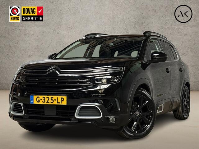Citroen C5 Aircross 1.6 PureTech Sport 181Pk Automaat (APPLE CARPLAY, BLACK PACK, GROOT NAVI, LEDER, STOELVERWARMING, 360 CAMERA, ADAPTIVE CRUISE, GETINT GLAS, NIEUWSTAAT)