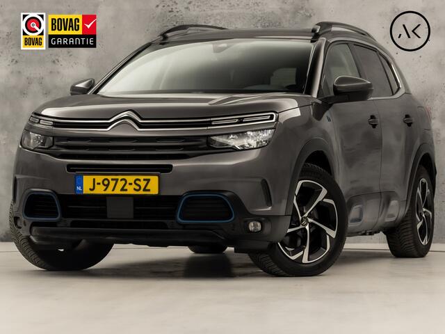 Citroen C5 Aircross 1.6 Plug-in Hybrid 225 Deluxe 225Pk Automaat (APPLE CARPLAY, GROOT NAVI, 360 CAMERA, GETINT GLAS, ELEK SPORTSTOELEN, LEDER, STOELVERWARMING, ADAPTIVE CRUISE, NIEUWSTAAT)