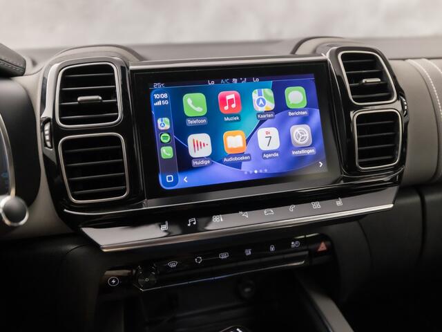 Citroen C5 Aircross 1.6 Plug-in Hybrid 225 Shine Sport 225Pk Automaat (APPLE CARPLAY, GROOT NAVI, MEMORY SEATS, 360 CAMERA, STOELVERWARMING, LEDER, SPORTSTOELEN, GETINT GLAS, ADAPTIVE CRUISE, KEYLESS, NIEUWSTAAT)