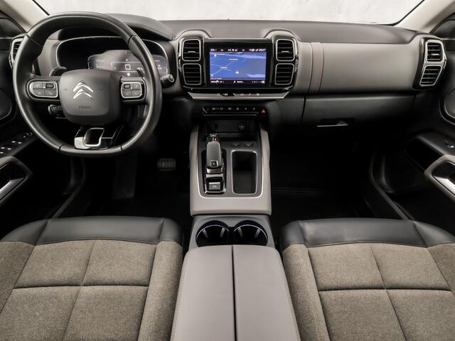 Citroen C5 Aircross 1.6 PureTech Sport 181Pk Automaat (APPLE CARPLAY, GROOT NAVI, 360 CAMERA, TREKHAAK, LEDER, SPORTSTOELEN, KEYLESS, ADAPTIVE CRUISE, NIEUWSTAAT)
