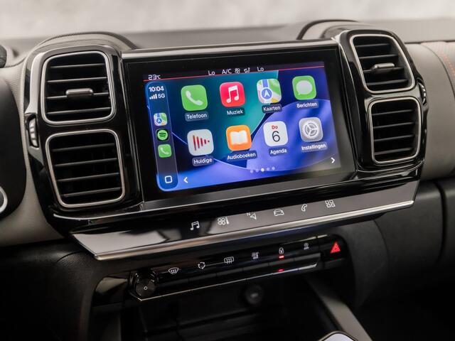 Citroen C5 Aircross 1.6 PureTech Sport 181Pk Automaat (APPLE CARPLAY, GROOT NAVI, 360 CAMERA, TREKHAAK, LEDER, SPORTSTOELEN, KEYLESS, ADAPTIVE CRUISE, NIEUWSTAAT)