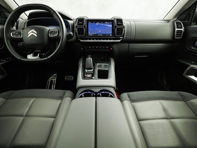 Citroen C5 Aircross 1.6 Plug-in Hybrid 225 Shine 225Pk Automaat (PANORAMADAK, APPLE CARPLAY, GROOT NAVI, 360 CAMERA, SPORTSTOELEN, GETINT GLAS, ADAPTIVE CRUISE, NIEUWSTAAT)