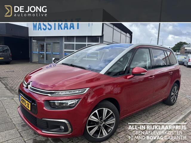 Citroen GRAND C4 PICASSO SpaceTourer 1.2 PureTech Shine Camera/Elektrische klep/Sensoren rondom/Keyless/Riem vervangen/GEEN AFLEVERKOSTEN
