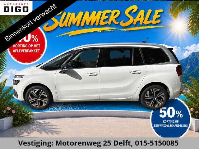 Citroen GRAND C4 PICASSO SpaceTourer 1.2 BUSINESS 7 ZIT AUTOMAAT 130PK GAR.TOT 6/2032* . NAVIGATIE . BLUETOOTH .