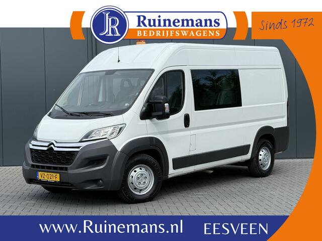 Citroen JUMPER 2.2 HDI 131 PK ZWAAR / L2H2 / 1e EIG. / 7-PERS DUBBELE CABINE / AIRCO / 3 TONS TREKHAAK / CAMERA / INRICHTING