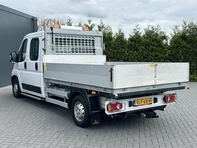 Citroen JUMPER 2.2 140 PK EURO 6 / PICK UP / OPEN LAADBAK / 1e EIG. / 40.591 KM !! / 7 PERS. DUBBEL CABINE / 2.5 TONS TREKHAAK / PARKEER SENSOREN