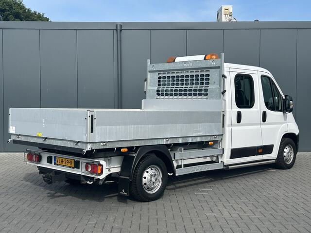 Citroen JUMPER 2.2 BlueHDi 141 PK EURO 6 / KIPPER / 7 PERS / DUBBELE CABINE / PICK UP / OPEN LAADBAK / 2.5 TONS TREKHAAK / LED