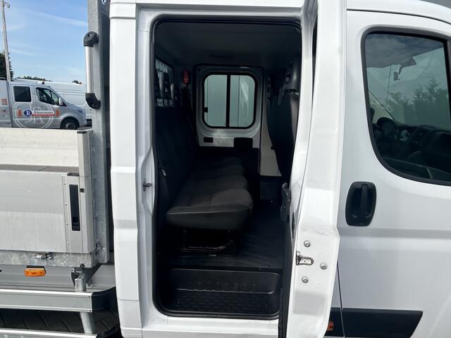 Citroen JUMPER 2.2 BlueHDi 141 PK EURO 6 / KIPPER / 7 PERS / DUBBELE CABINE / PICK UP / OPEN LAADBAK / 2.5 TONS TREKHAAK / LED