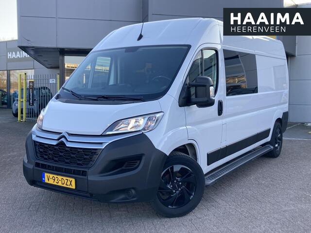 Citroen JUMPER Dubbele cabine 2.2 BlueHDi 140pk L3H2 3.3t | 7 zitplaatsen | Navigatie | Cruise Control | Trekhaak | Parkeersensoren | Sidesteps | Lichtmetalen velgen | Carplay/ Android Auto