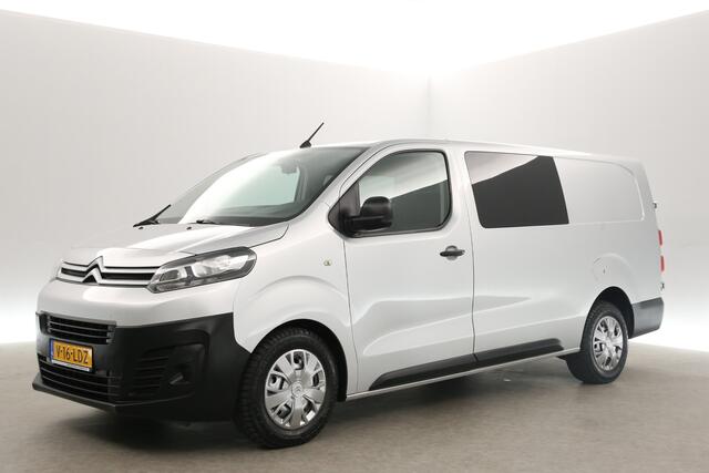 Citroen JUMPY 2.0 BlueHDI L3H1 Marge Dubbele Cabine 5 Persoons Airco Cruise Carplay Navi PDC Elektrpakket Trekhaak