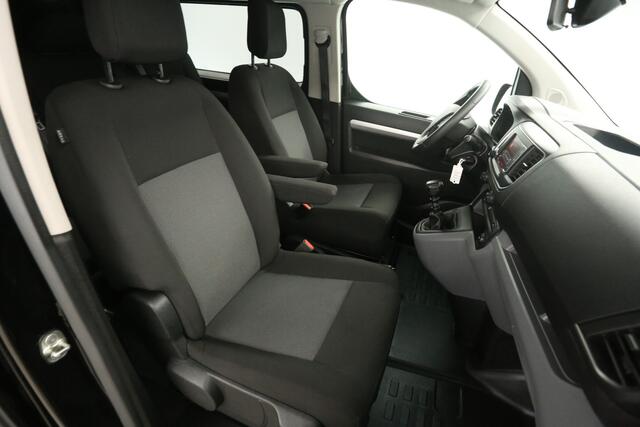 Citroen JUMPY 2.0 HDI L3H1 | 150PK | Dubbele Cabine | 5 Persoons | 360Camera 2xSchuifdeur Carplay Cruise Airco Navi PDC Trekhaak