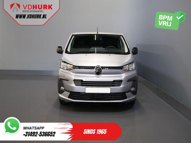 Citroen JUMPY 2.0 HDI 180 pk Aut. L3 DC Dubbel Cabine BPM VRIJ! 6 Pers./ 2x Schuifdeur/ Carplay/ Navi/ Camera/ Cruise/ Airco