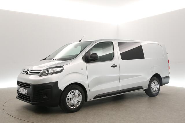 Citroen JUMPY BlueHDI L3H1 | MARGE! | Dubbele Cabine | 5 Persoons | Airco Carplay Cruise Navi PDC Trekhaak